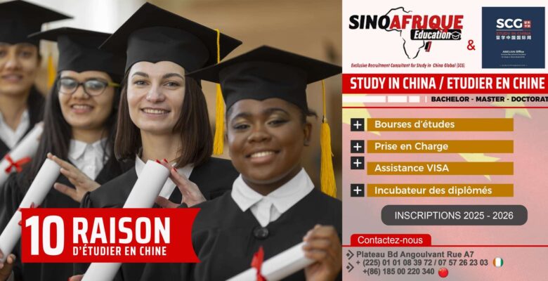 Bourses d’études en Chine : SinoAfrique Éducation accompagne les étudiants africains